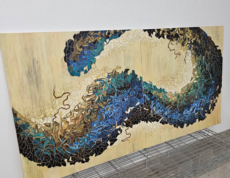 Original Conceptual Abstract Painting by Peggy Lee