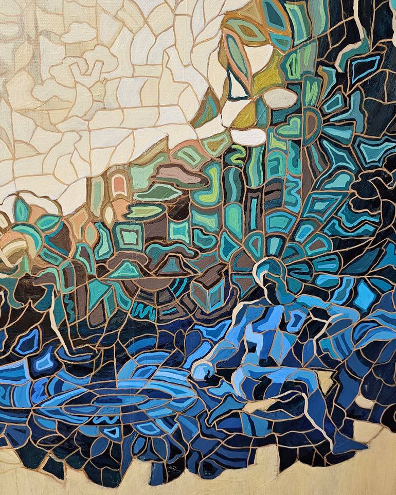 Original Conceptual Abstract Painting by Peggy Lee