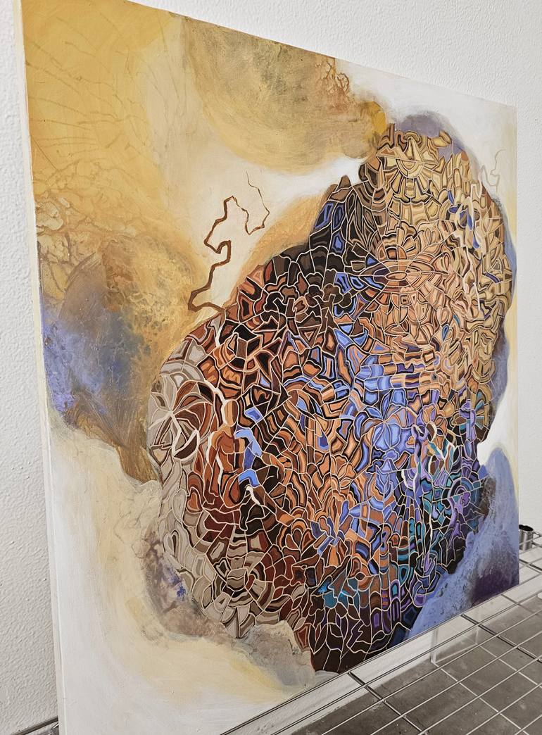 Original Conceptual Abstract Painting by Peggy Lee