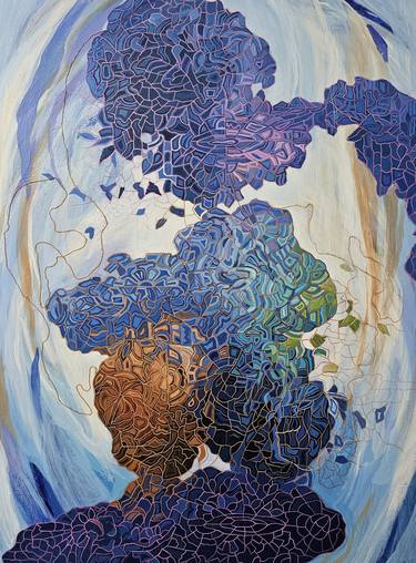 Original Conceptual Abstract Paintings by Peggy Lee
