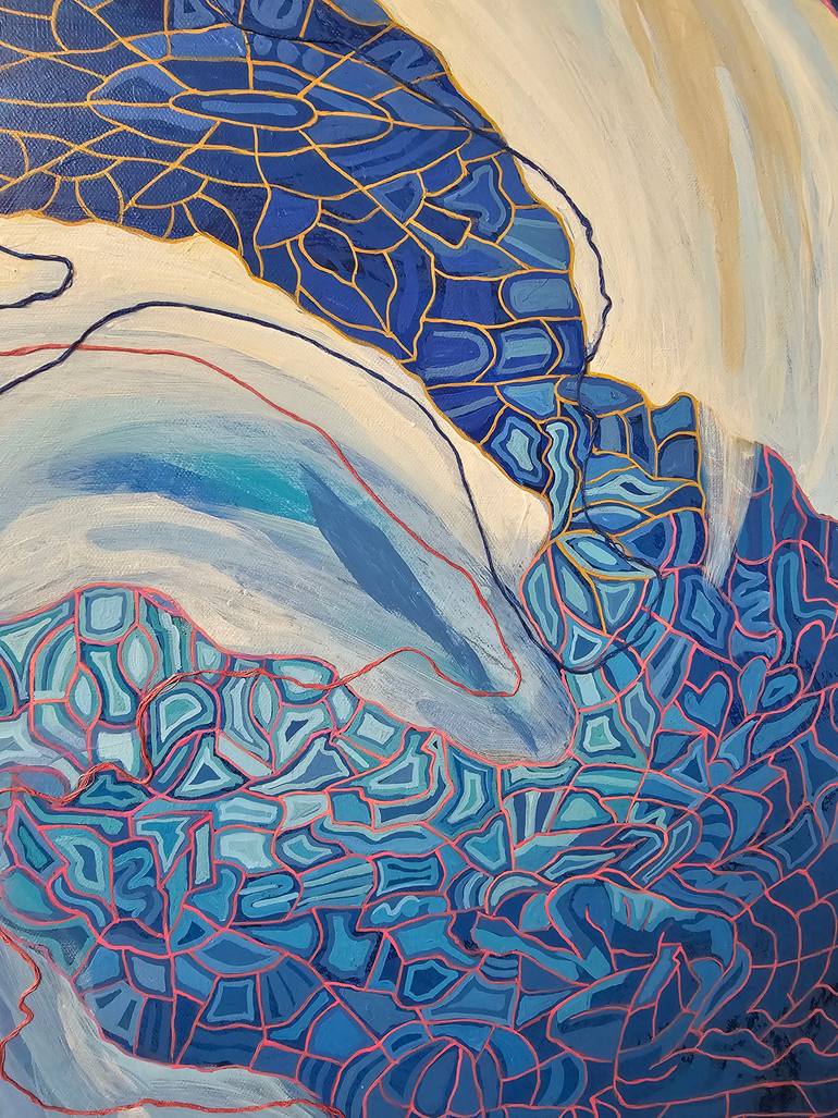 Original Conceptual Abstract Painting by Peggy Lee