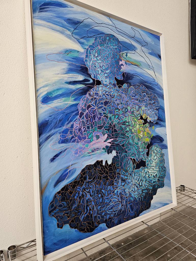 Original Conceptual Abstract Painting by Peggy Lee