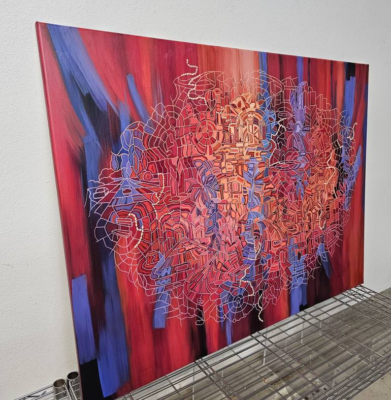 Original Abstract Painting by Peggy Lee
