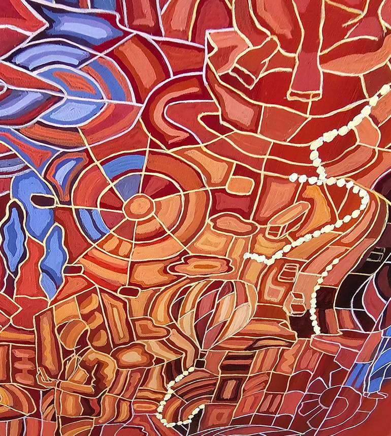 Original Abstract Painting by Peggy Lee
