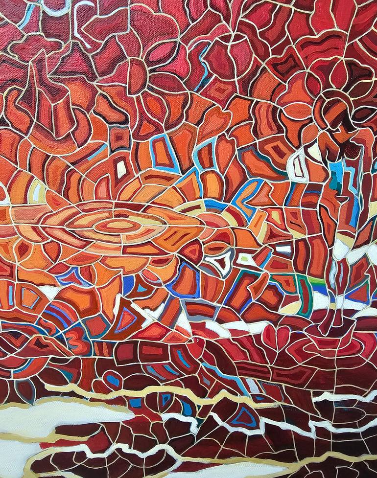 Original Abstract Painting by Peggy Lee