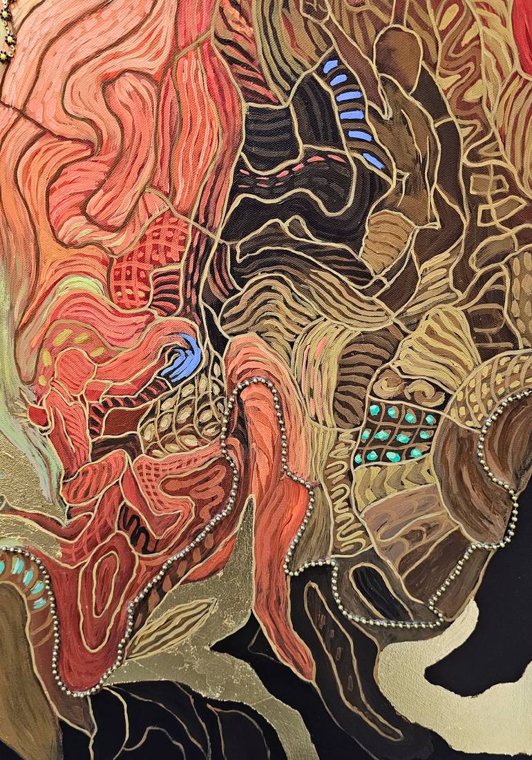 Original Abstract Painting by Peggy Lee