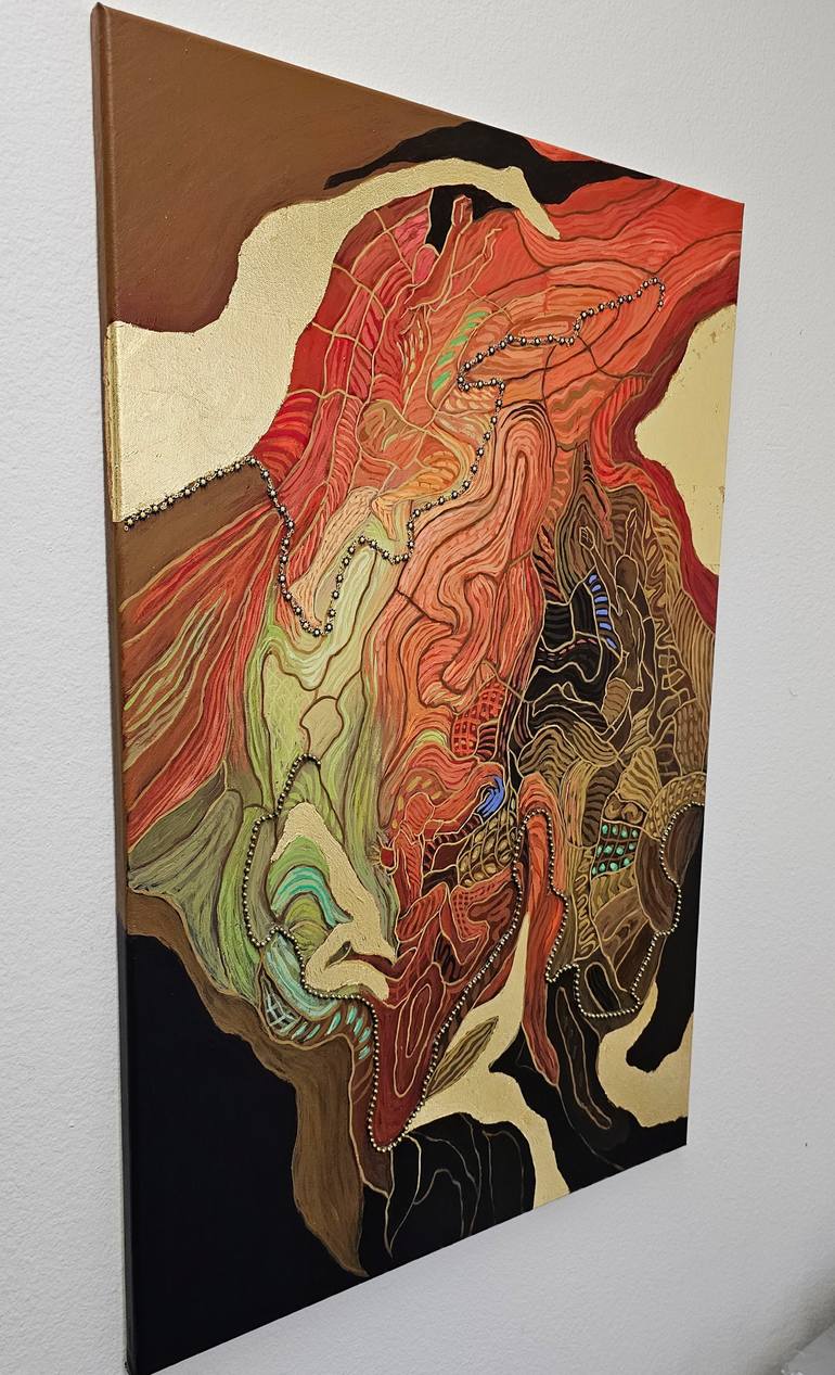 Original Abstract Painting by Peggy Lee