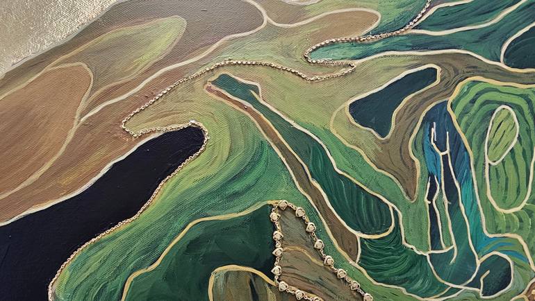 Original Abstract Painting by Peggy Lee