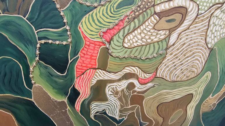 Original Abstract Painting by Peggy Lee