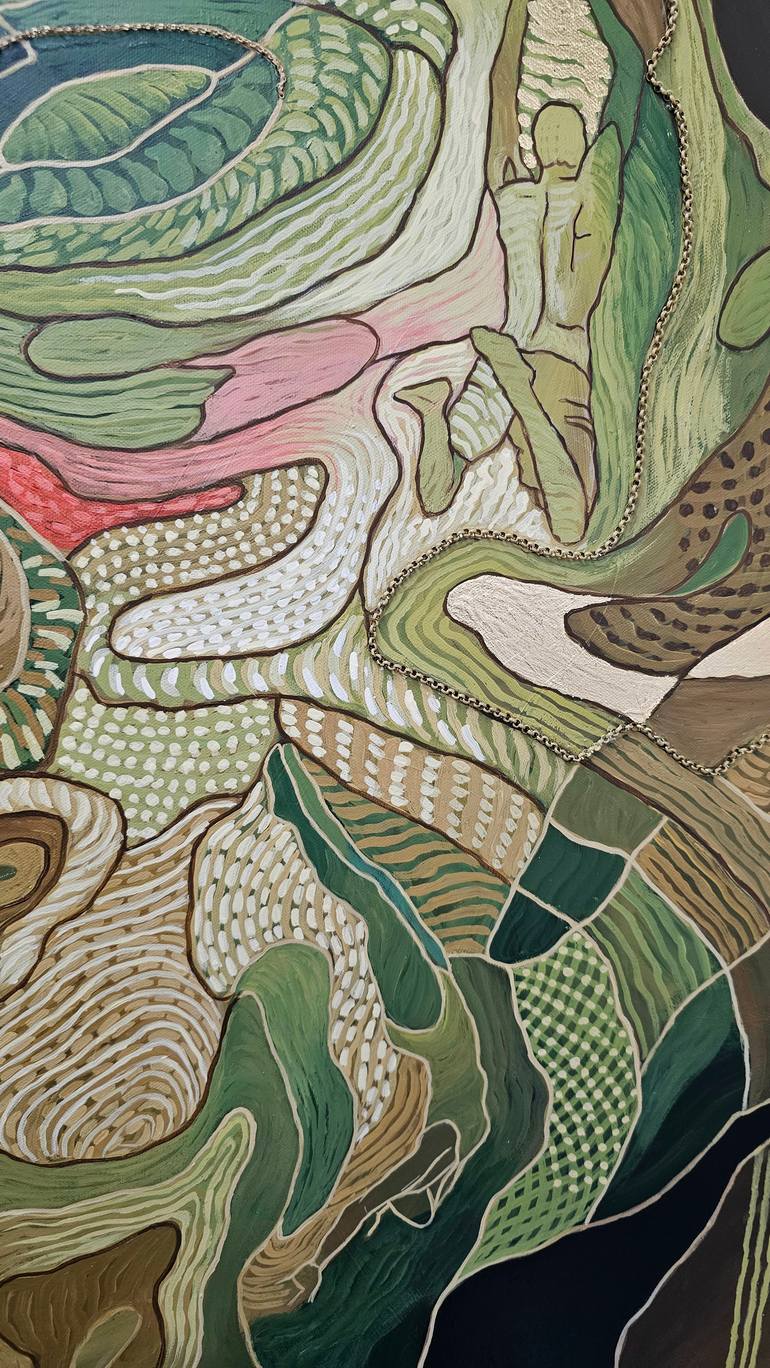 Original Abstract Painting by Peggy Lee