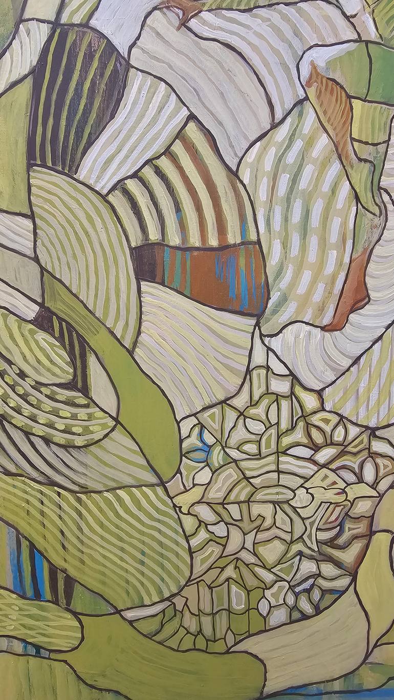 Original Abstract Expressionism Abstract Painting by Peggy Lee