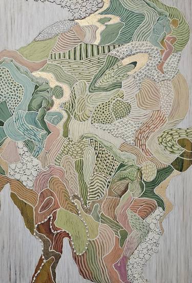Original Contemporary Abstract Paintings by Peggy Lee