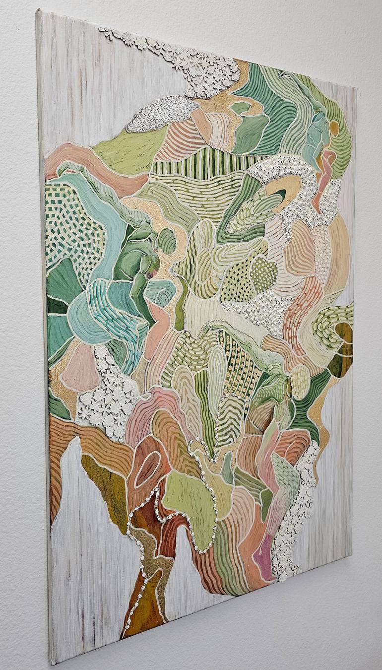 Original Contemporary Abstract Painting by Peggy Lee