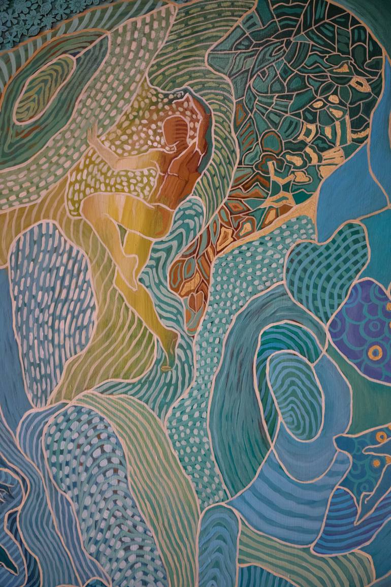 Original Contemporary Abstract Painting by Peggy Lee