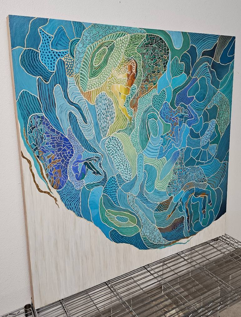 Original Contemporary Abstract Painting by Peggy Lee