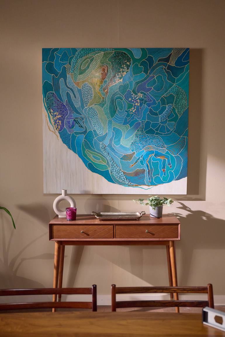 Original Contemporary Abstract Painting by Peggy Lee