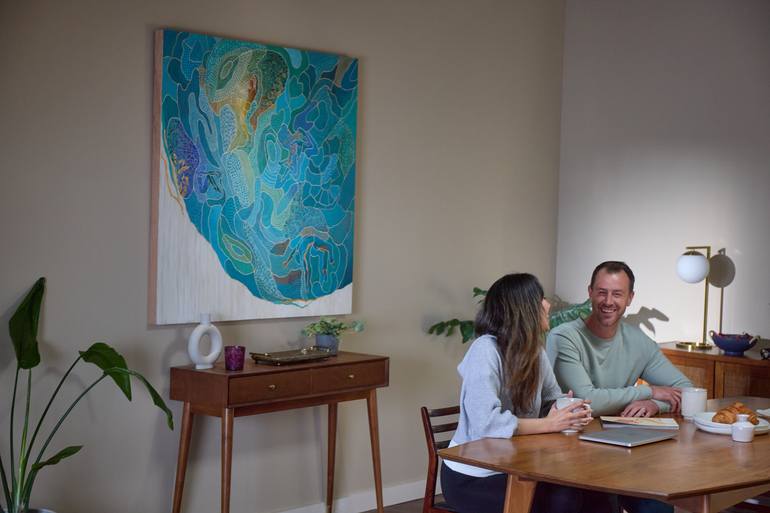 Original Contemporary Abstract Painting by Peggy Lee