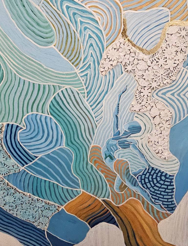 Original Contemporary Abstract Painting by Peggy Lee