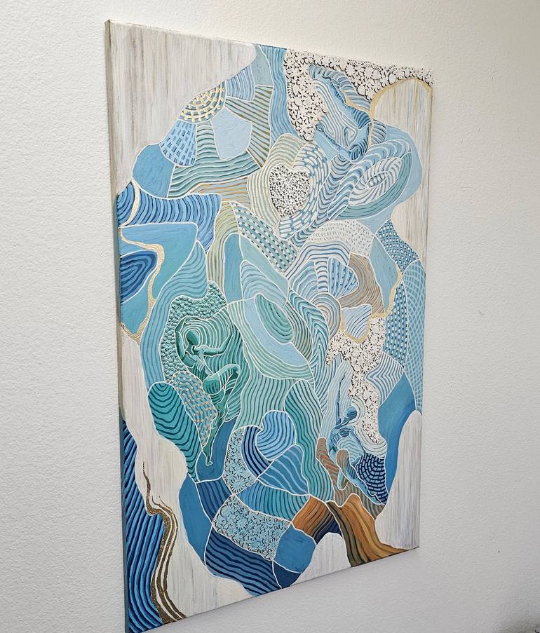 Original Contemporary Abstract Painting by Peggy Lee