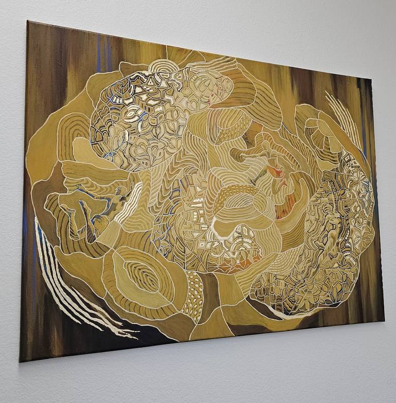 Original Conceptual Abstract Painting by Peggy Lee