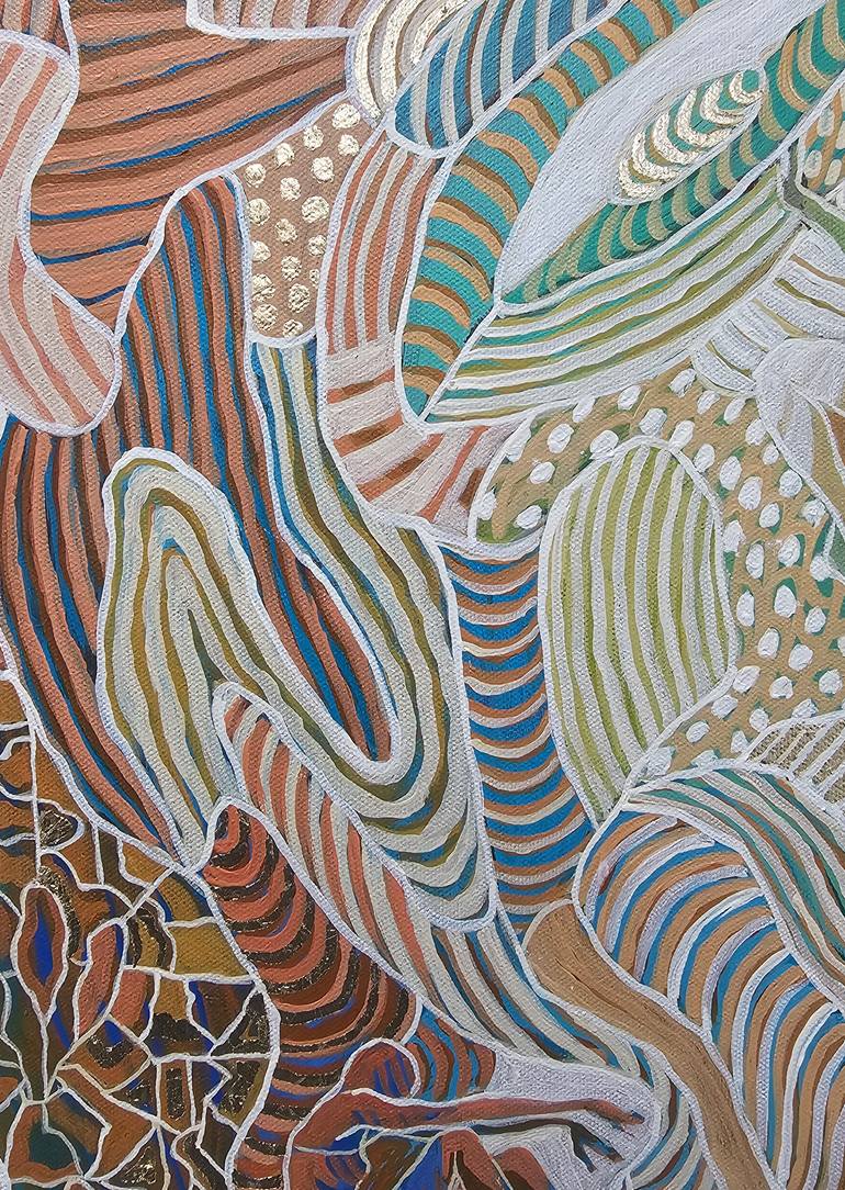 Original Conceptual Abstract Painting by Peggy Lee