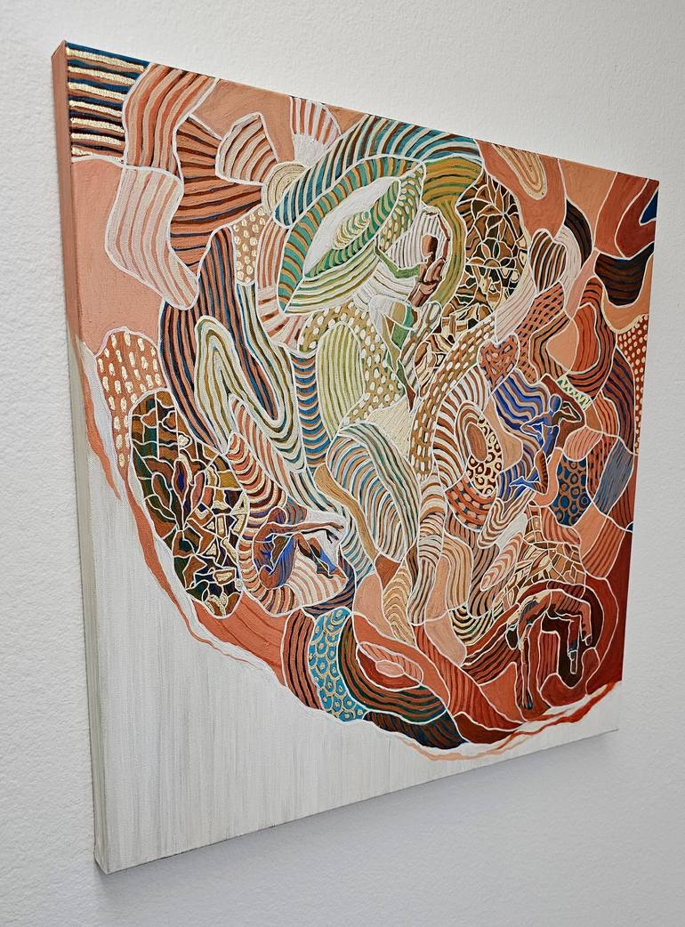 Original Conceptual Abstract Painting by Peggy Lee