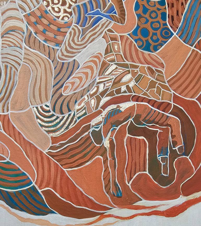 Original Conceptual Abstract Painting by Peggy Lee