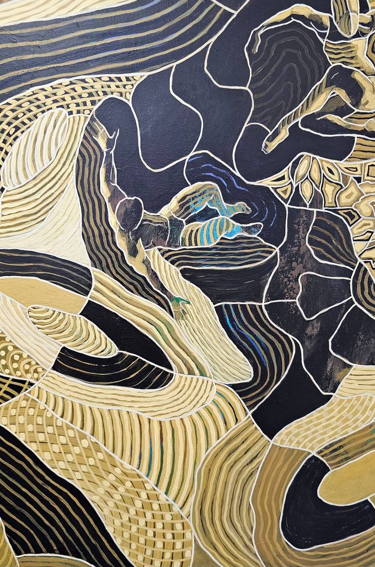 Original Conceptual Abstract Painting by Peggy Lee