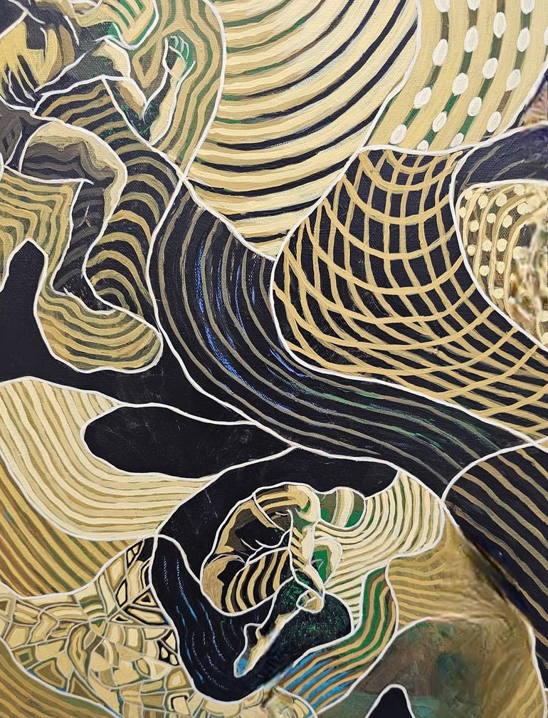 Original Conceptual Abstract Painting by Peggy Lee