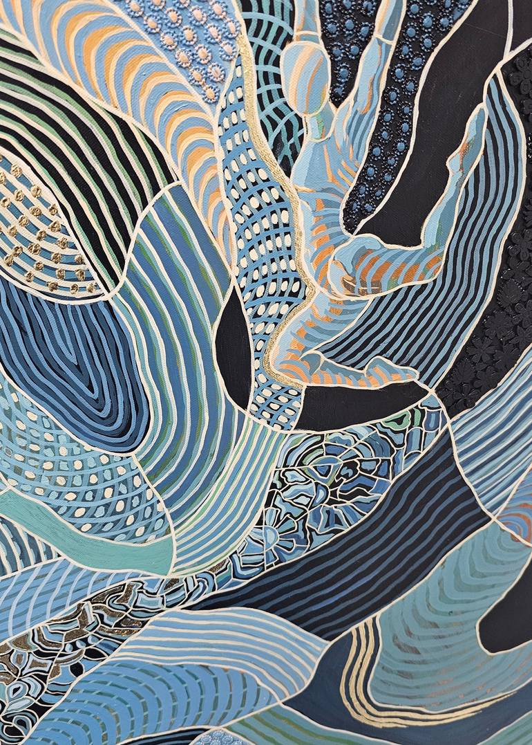 Original Conceptual Abstract Painting by Peggy Lee