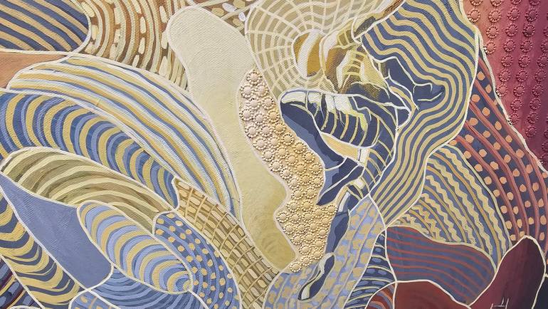 Original Contemporary Abstract Painting by Peggy Lee