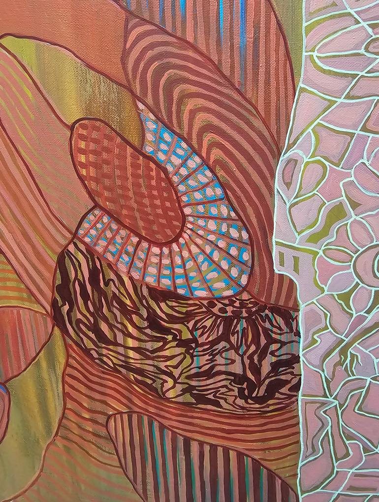 Original Abstract Expressionism Abstract Painting by Peggy Lee
