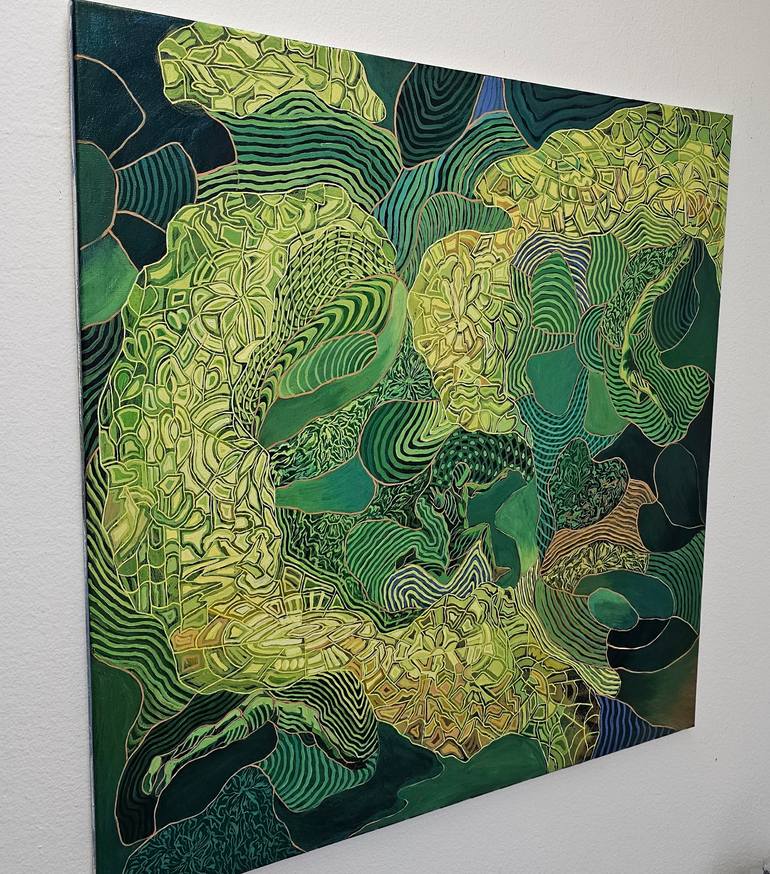 Original Contemporary Abstract Painting by Peggy Lee