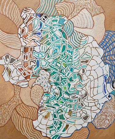 Original Conceptual Abstract Paintings by Peggy Lee