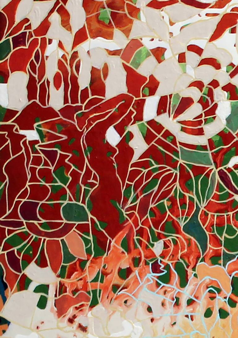 Original Conceptual Abstract Painting by Peggy Lee