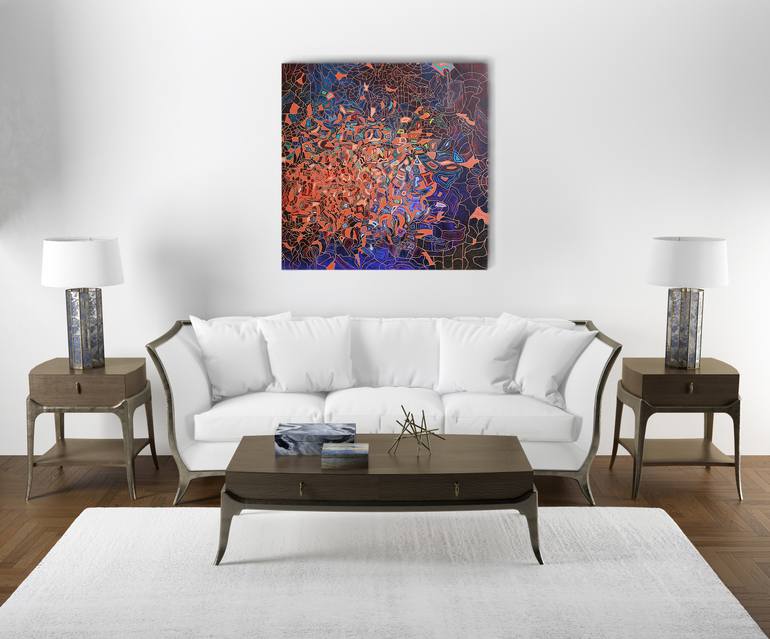 Original Conceptual Abstract Painting by Peggy Lee