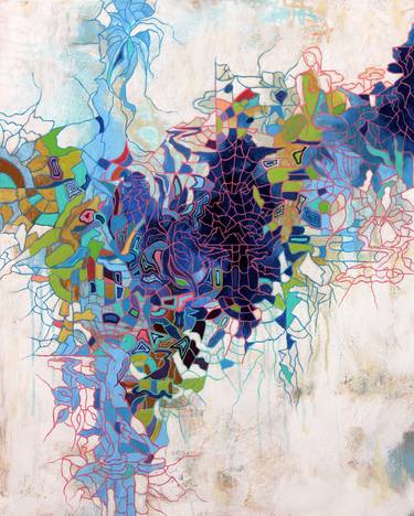 Original Conceptual Abstract Paintings by Peggy Lee
