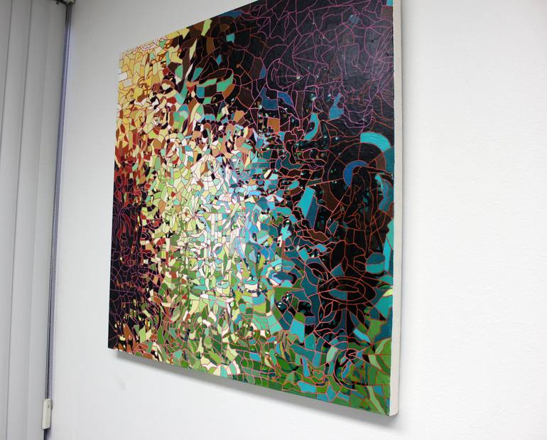 Original Conceptual Abstract Painting by Peggy Lee