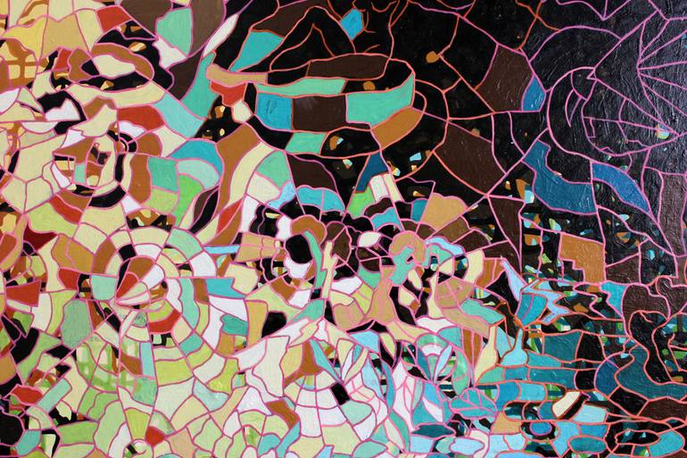 Original Conceptual Abstract Painting by Peggy Lee
