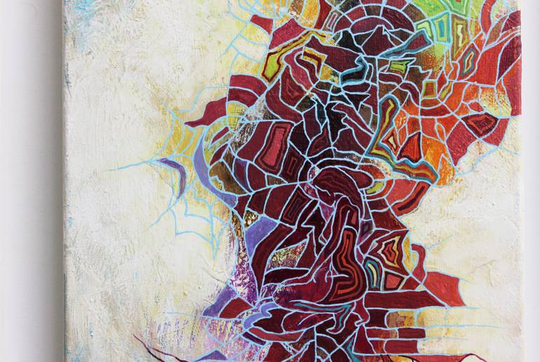 Original Conceptual Abstract Painting by Peggy Lee