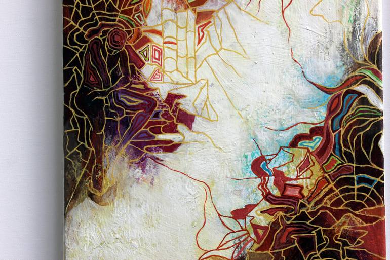 Original Conceptual Abstract Painting by Peggy Lee
