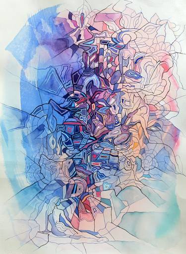 Print of Conceptual Abstract Drawings by Peggy Lee