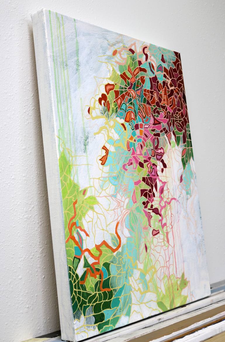 Original Conceptual Abstract Painting by Peggy Lee