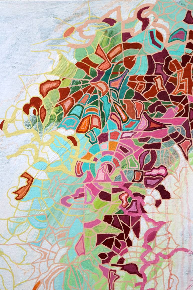 Original Conceptual Abstract Painting by Peggy Lee