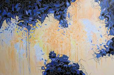 Original Conceptual Abstract Paintings by Peggy Lee