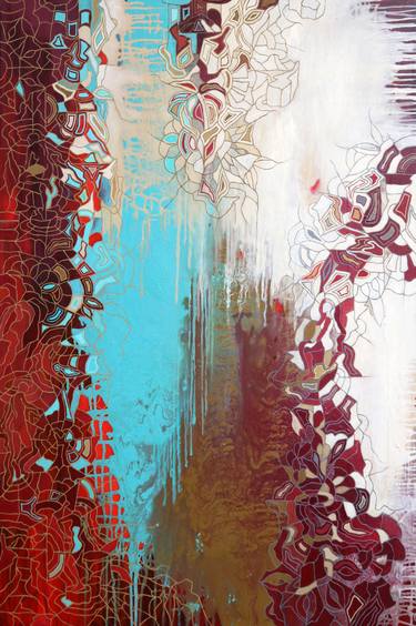 Original Conceptual Abstract Paintings by Peggy Lee