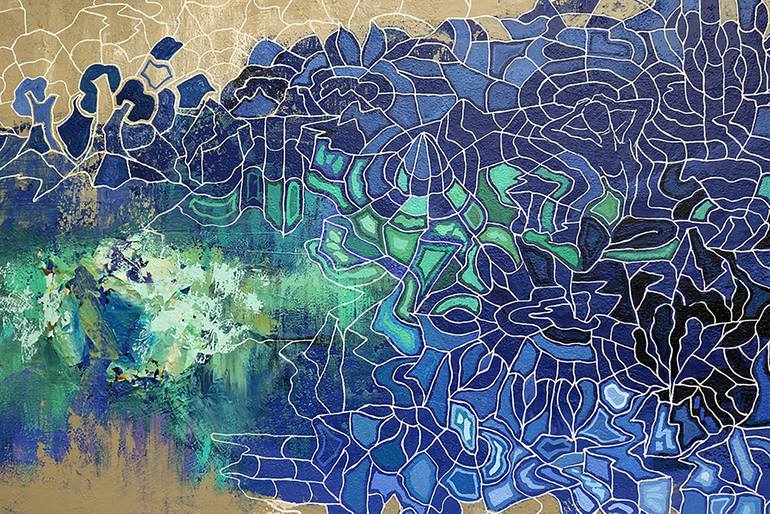Original Conceptual Abstract Painting by Peggy Lee