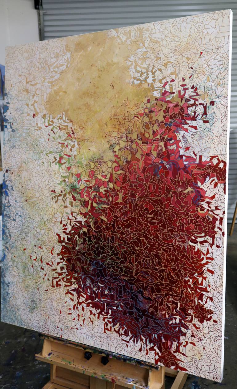 Original Conceptual Abstract Painting by Peggy Lee