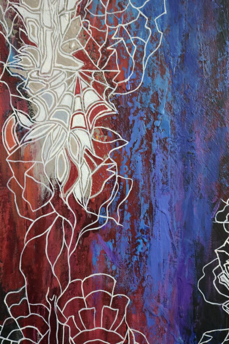 Original Conceptual Abstract Painting by Peggy Lee