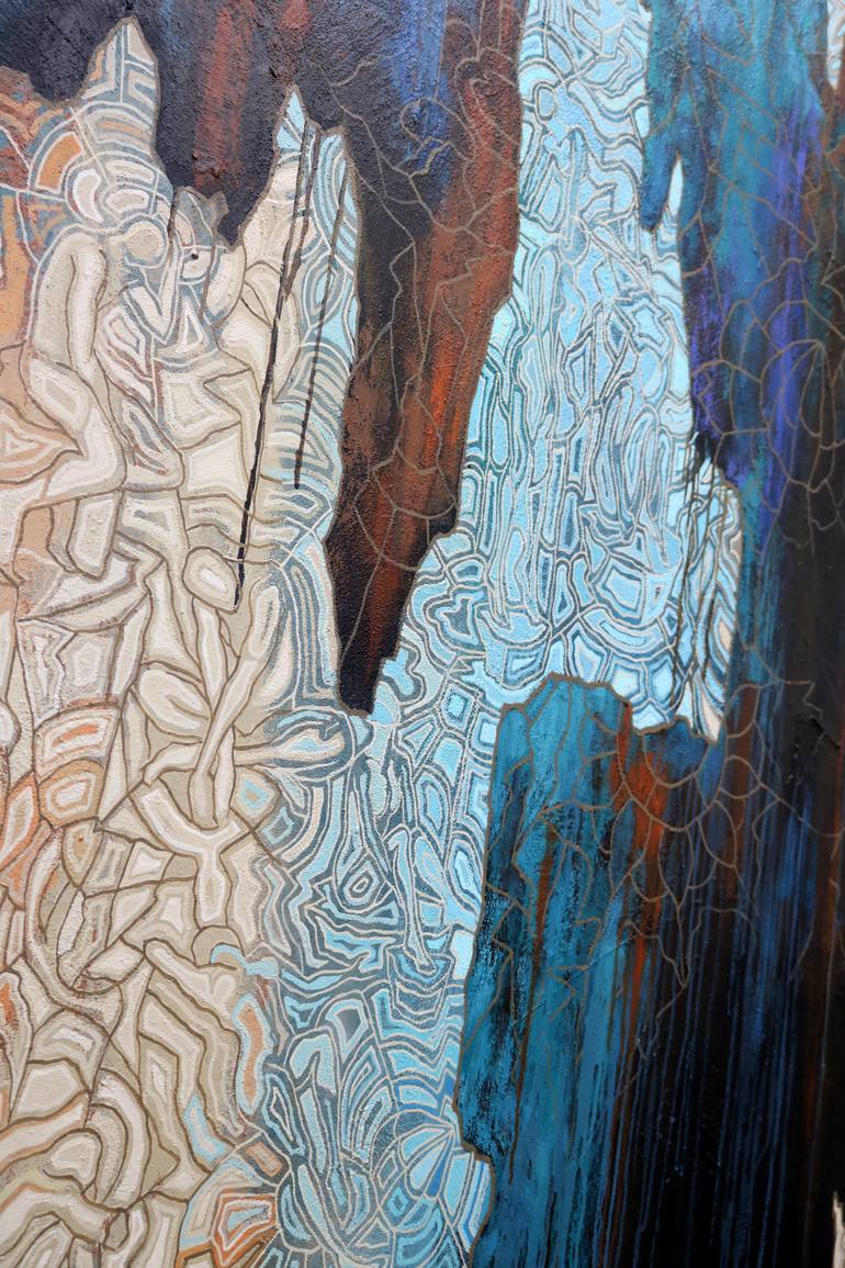 Original Conceptual Abstract Painting by Peggy Lee